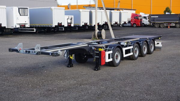 Полуприцеп HASTRAILER контейнеровоз 100-40, 4-х осный оси BPW.