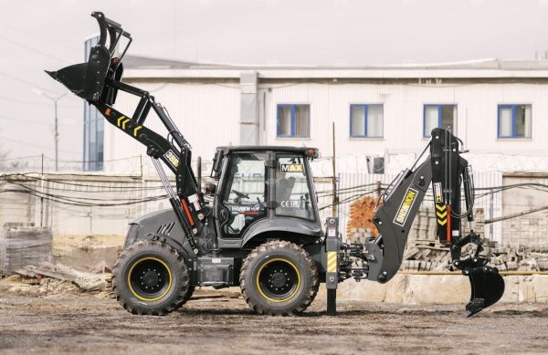 Экскаватор погрузчик Shanmon 388H Black Edition MAX (HUSCO Carraro) — изображение 2