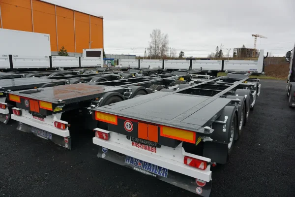 Полуприцеп HASTRAILER контейнеровоз 100-40, 4-х осный оси BPW. — изображение 7