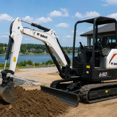 Гусеничный мини-экскаватор Bobcat E50z (Бобкэт)
