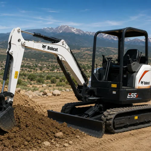 Гусеничный мини-экскаватор Bobcat E55z (Бобкэт)