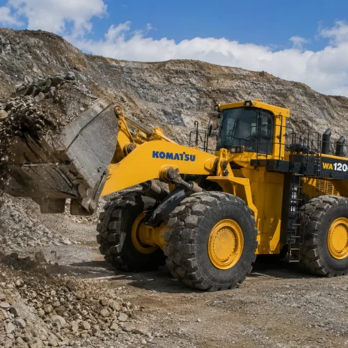 Фронтальный погрузчик Komatsu WA1200-6