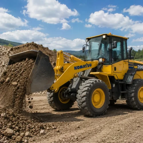 Фронтальный погрузчик Komatsu WA200-6