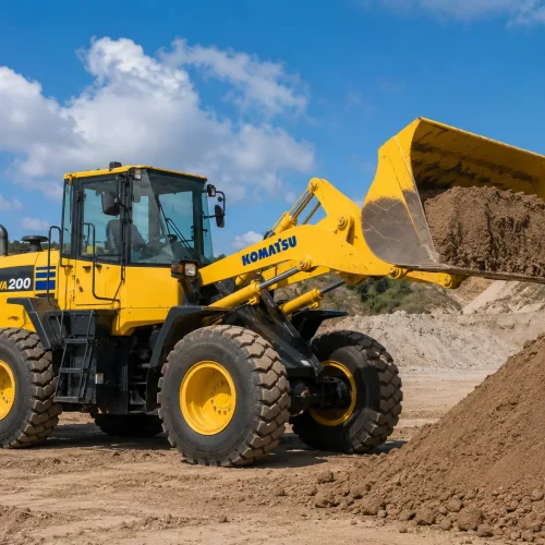 Колесный погрузчик Komatsu WA200-6