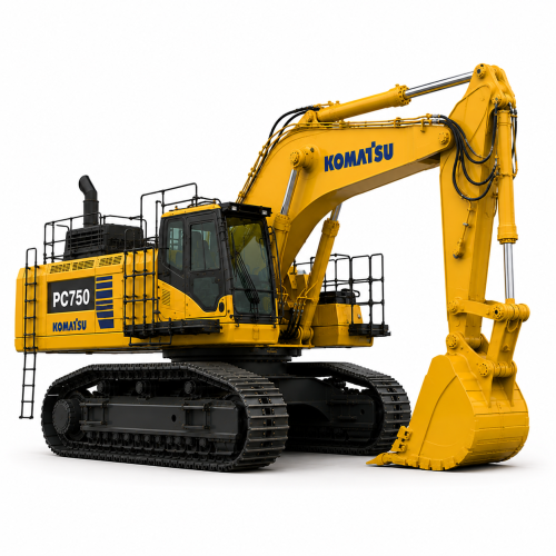 Карьерные экскаваторы Komatsu PC750