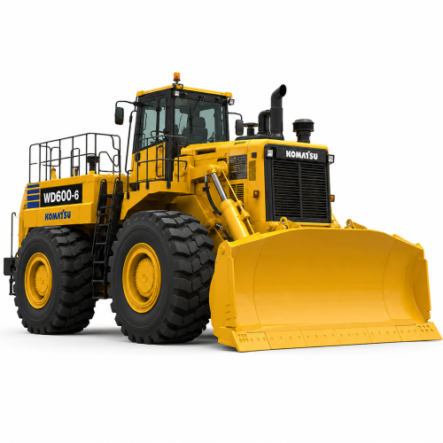 Колесные бульдозеры Komatsu WD600-6