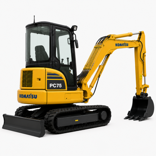 Мини-экскаваторы Komatsu PC75